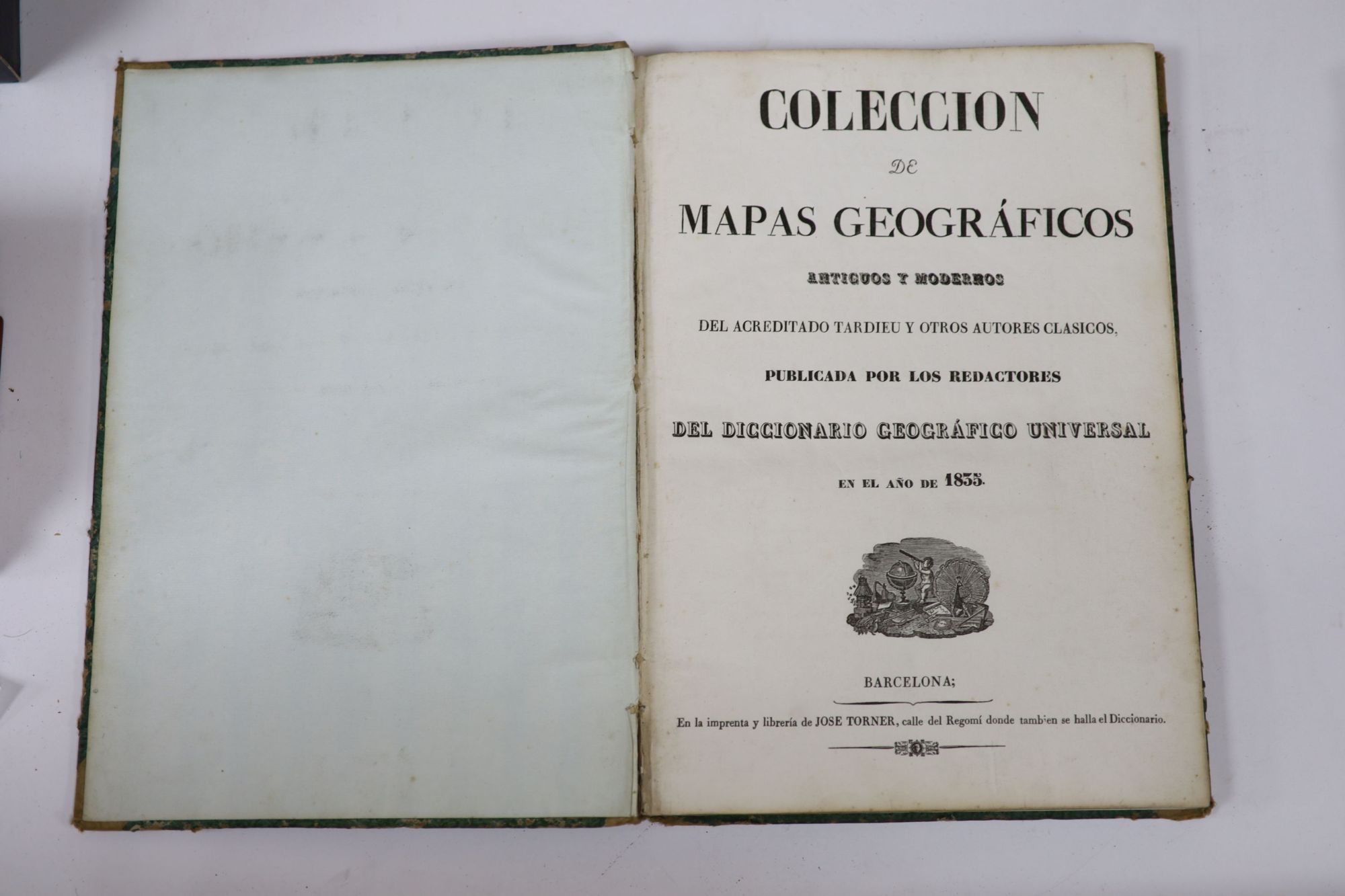 Torner (Jose) [Printer], Coleccion de Mapas Geograficos Antiguos y Modernos del Acreitado Tardieu y Otros Autores Clasicos,